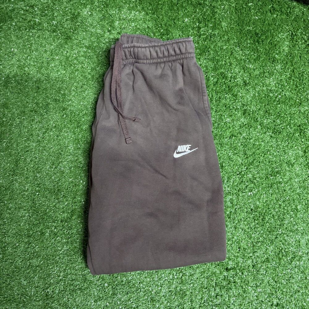 Nike Men’s Brown Sweatpants Large Joggers Athletic Fleece Pants
